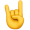 Sign of the Horns emoji on Apple